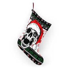 Skull Christmas Ho Ho Ho Stockings - Wonder Skull