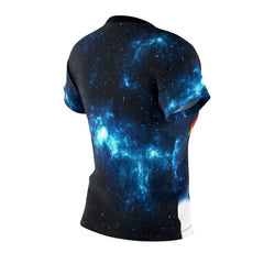 Galaxy Skull All Over Print T-shirt For Women - Wonder Skull