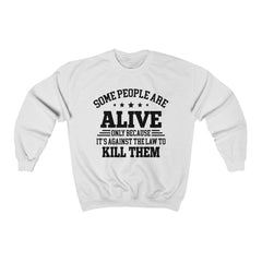 Some People Are Alive Unisex Heavy Blend™ Crewneck Sweatshirt - Wonder Skull