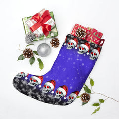 Christmas Skull Purple Stockings - Wonder Skull