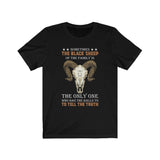 The Black Sheep Of The Family Skull T-Shirt - Wonder Skull