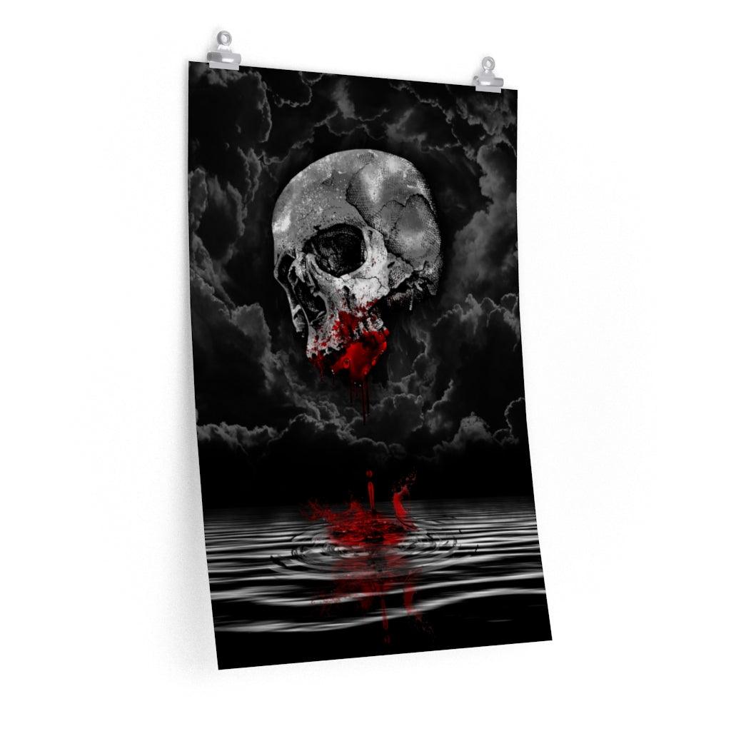 Blood Ritual Art Premium Matte Vertical Posters - Wonder Skull