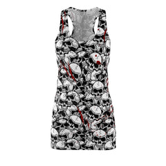 Skull Women's Cut & Sew Racerback Dress - Wonder Skull