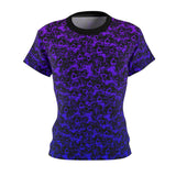 Mystic Purple Skull All Over Print T-shirt For Women - Wonder Skull