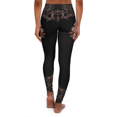 Skull Rose Lemonade Women's Spandex Leggings - Wonder Skull