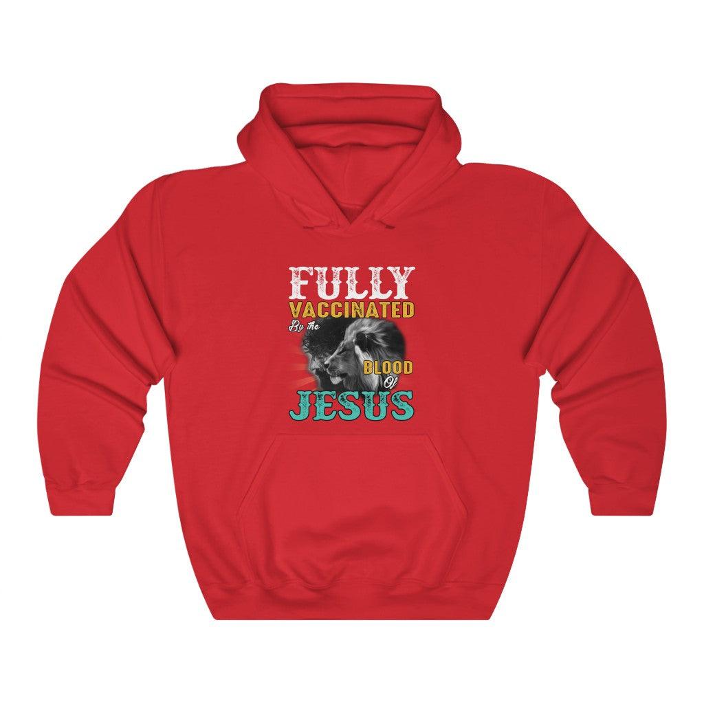 Blood Of Jesus Unisex Heavy Blend™ Hooded Sweatshirt - Wonder Skull