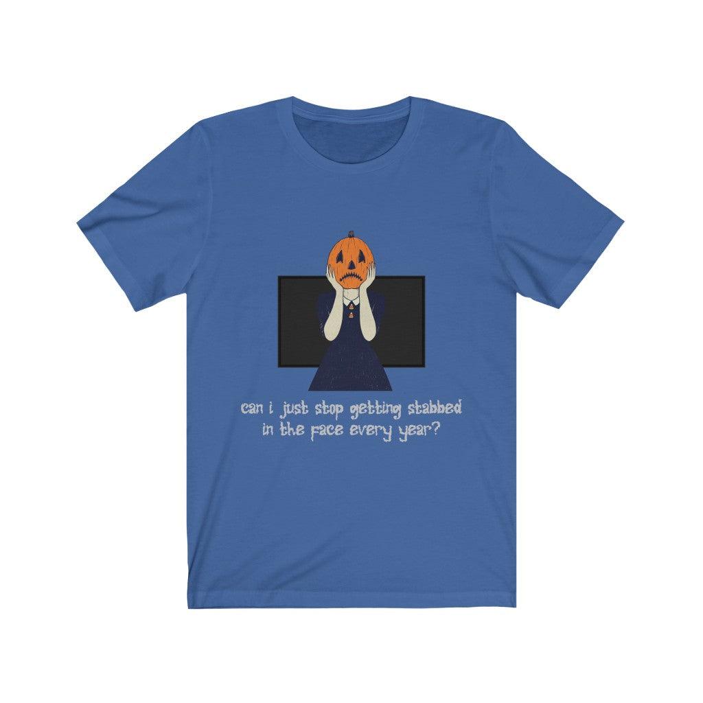 Funny Pumpkin Girl Halloween Skull T-Shirt - Wonder Skull