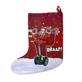 Funny Santa Claus Ho Ho Ho Christmas Stockings - Wonder Skull