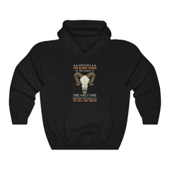 The Black Sheep Of The Family Unisex Heavy Blend™ Hooded Sweatshirt - Wonder Skull