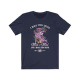 I Have Two Titles Mom And Mimi Mother's Day Skull T-shirt - Wonder Skull