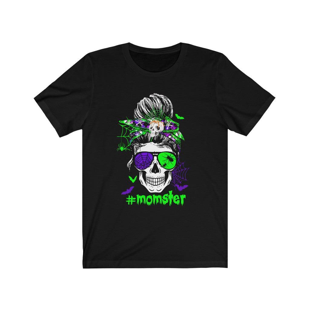 Skull Momster Halloween T-Shirt - Wonder Skull