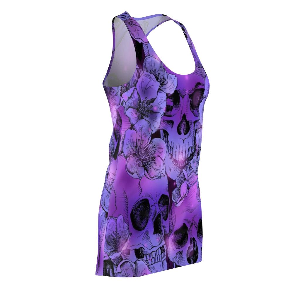 Skulls Women's Cut & Sew Racerback Dress - Wonder Skull