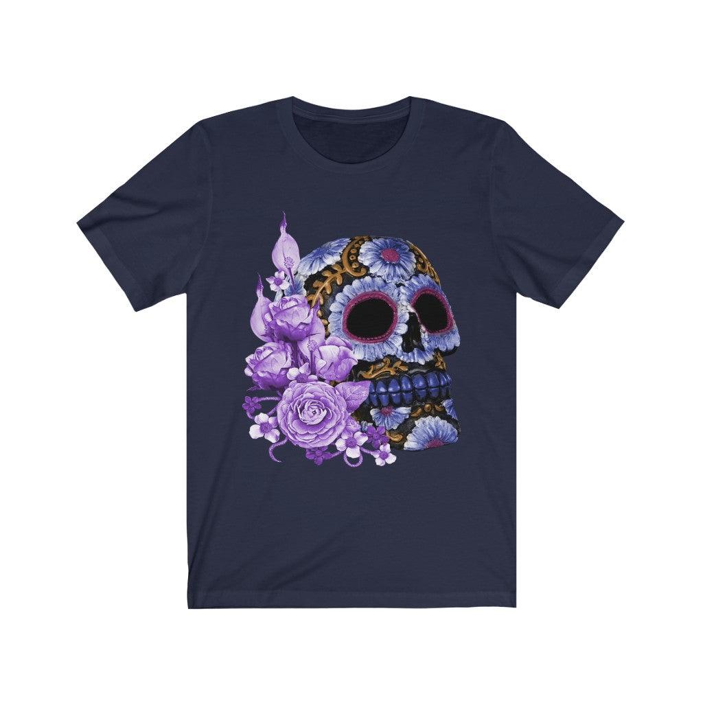 Sugar Skull Dia De Los Muertos T-Shirt - Wonder Skull