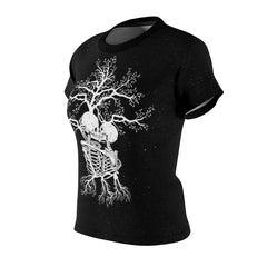 Strange Love Skeleton Tree All Over Print T-shirt For Women - Wonder Skull