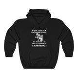 I Need To Work On Controlling The Look On My Face Unisex Heavy Blend™ Hooded Sweatshirt - Wonder Skull