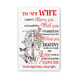 Without You Destiny - Classic Canvas For Valentines - Wonder Skull