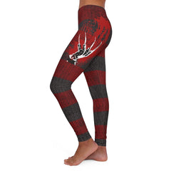 Halloween Bloody Women's Spandex Leggings - Wonder Skull