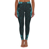 Skull Rose Olympic Women's Spandex Leggings - Wonder Skull