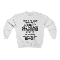 Grouchy Old Person Unisex Heavy Blend™ Crewneck Sweatshirt - Wonder Skull