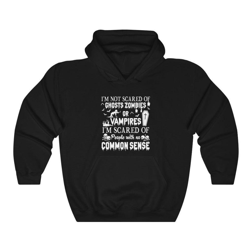 I'm Scared Of People Unisex Heavy Blend™ Hooded Sweatshirt - Wonder Skull