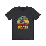 Skate Skeleton Skull T-shirt - Wonder Skull
