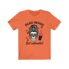 Skull With Messy Bun Wearing Leopard Print Shades T-Shirt - Wonder Skull