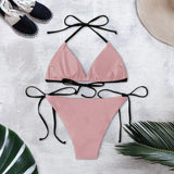 Skull Crack Art String Triangle Bikini - Wonder Skull