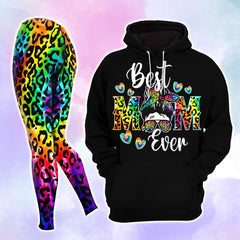 Tiedye Skull Mom Combo Hoodie and Leggings Mother's day gifts - Wonder Skull