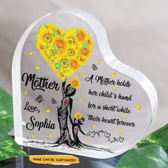 Customized Heart Crystal Mother's Day Gifts For Mom - Wonder Skull