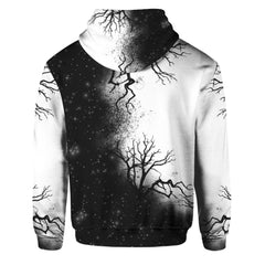 Gothic Skeleton Hold Hands Till The End All Over Print Unisex Pullover Hoodie, Halloween Costume - Wonder Skull