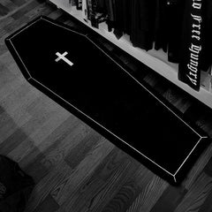 Gothic Skulls Carpet Cross Floor, Attractive Demon Rug Home Decoration - Wonder Skull