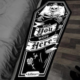 Gothic Skulls Carpet Cross Floor, Attractive Demon Rug Home Decoration - Wonder Skull