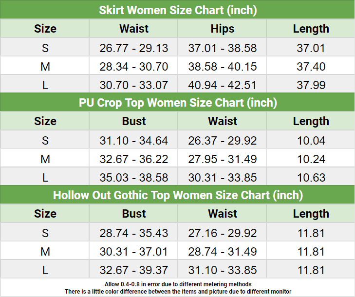 Grunge Gothic Top And Bottom, Hottest Three Items Clothes For Women - Wonder Skull