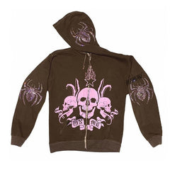 Women Skull Rhinestone Spider Skull - Wonder Skull