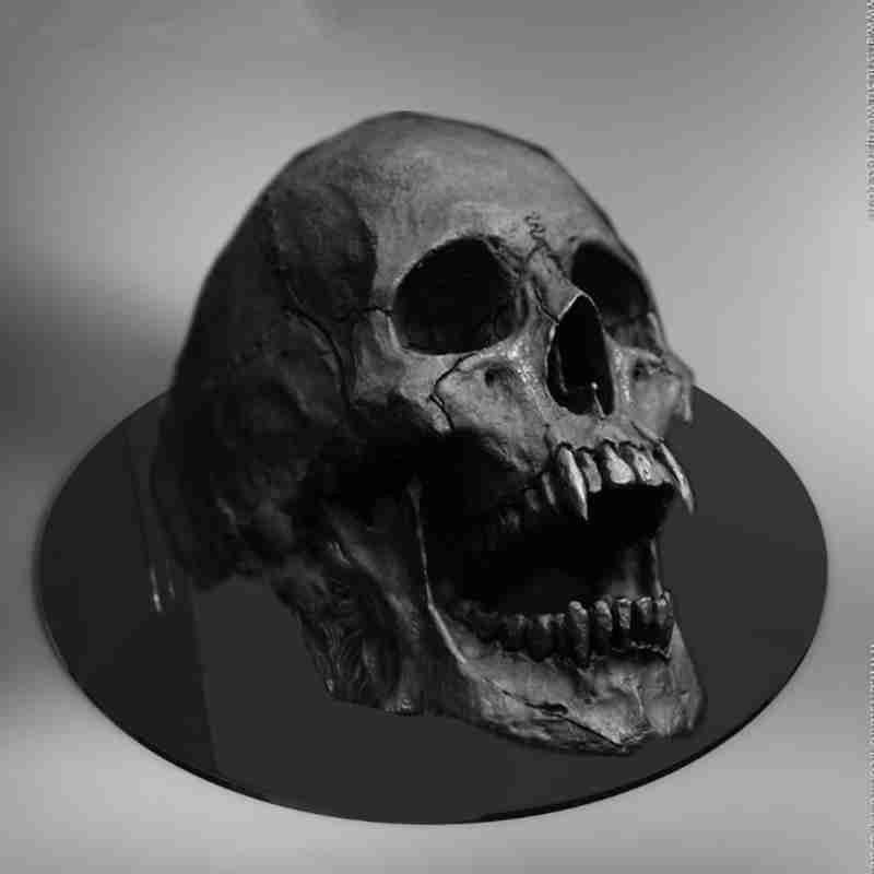 Black Skull Ring, Awesome Gothic Rings For Men - Wonder Skull