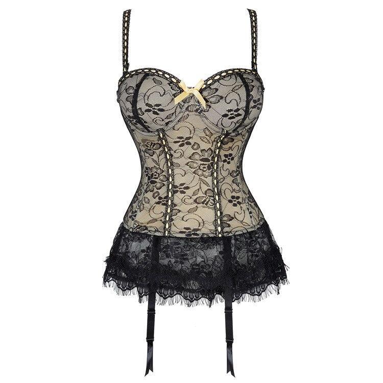 Multi Color Floral Corset, Gorgeous Lingerie For Women - Wonder Skull