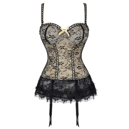 Multi Color Floral Corset, Gorgeous Lingerie For Women - Wonder Skull