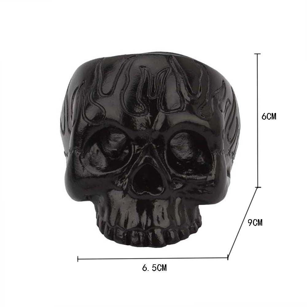 Crying Black Skull Candle Holders, Creative Candle Holder Bath - Wonder Skull