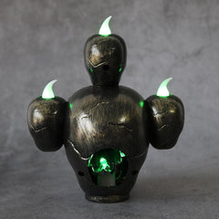 Halloween Skull Head Candle Light Decoration, Coolest Party Lamp Home Decor - Wonder Skull