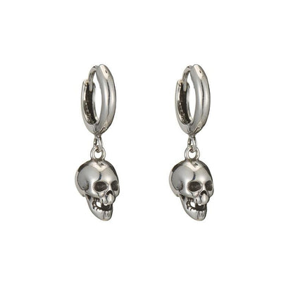 Sterling Silver Earrings Skull, Best-selling Skull Stud Earrings For Women - Wonder Skull
