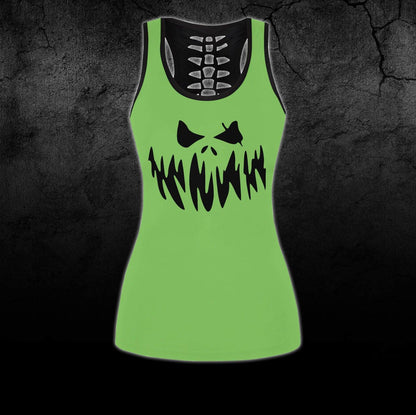 Funny Eat It Creep Christmas Combo Tanktop & Leggings - Wonder Skull