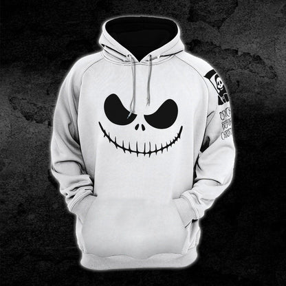 Nightmare Black & White Christmas Combo Hoodie and Leggings - Wonder Skull