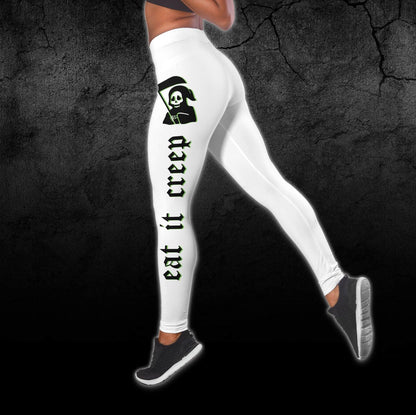 Funny Eat It Creep Christmas Combo Tanktop & Leggings - Wonder Skull