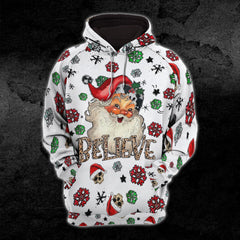 Christmas Santa Belive Combo Hoodie and Leggings - Wonder Skull