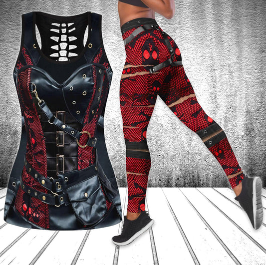 Gothic Tanktop and Leggings - Wonder Skull