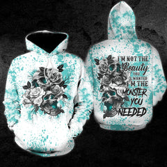 I'm Not The Beauty You Wanted Funny Hoodie For Women - Wonder Skull