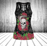 Snake Rose Skull Tanktop and Leggings - Wonder Skull