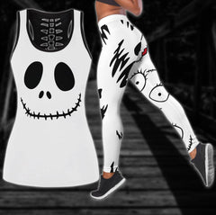 Funny NMR set Combo Tanktop & Leggings - Wonder Skull