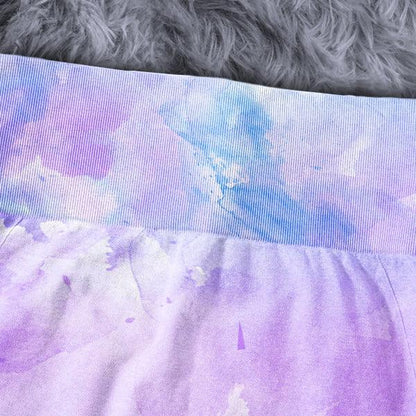Skull Rose Watercolor Combo Long Sleeve Sweatshirt and Leggings - Wonder Skull