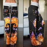 Little Nightmare Yellow High-waisted Straight-leg Trousers - Wonder Skull